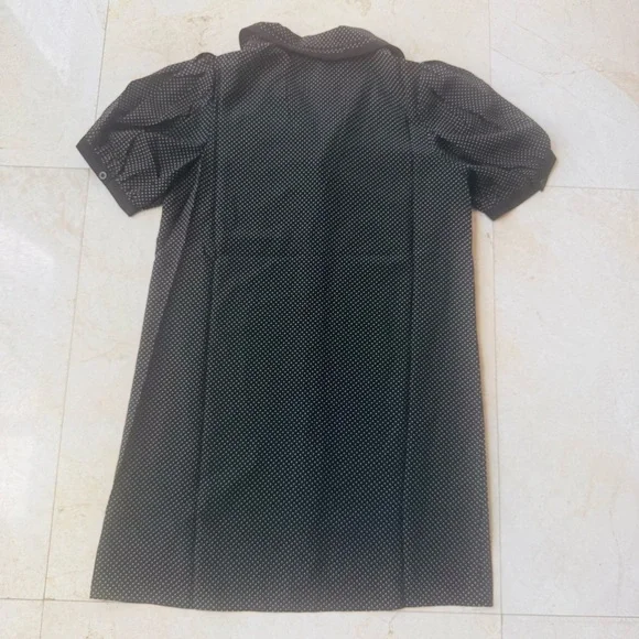 Frame Silk black and white Polka Dot Sailor Mini Dress size S - Picture 6 of 13